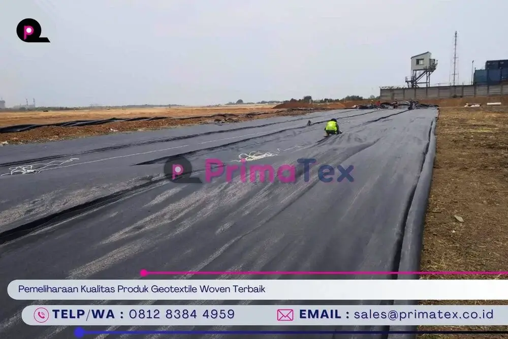 Pemeliharaan Kualitas Produk Geotextile Woven Terbaik