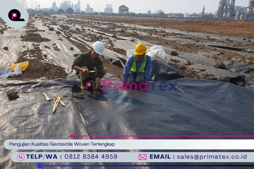 Pengujian Kualitas Geotextile Woven Terlengkap
