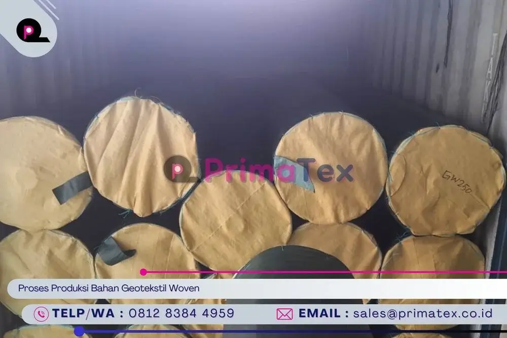 Proses Produksi Bahan Geotekstil Woven