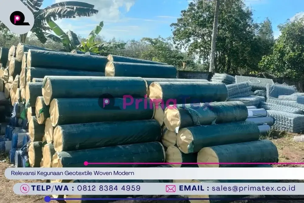 Relevansi Kegunaan Geotextile Woven Modern