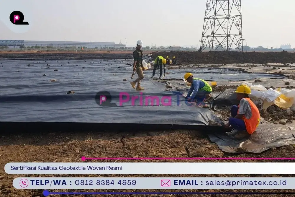 Sertifikasi Kualitas Geotextile Woven Resmi