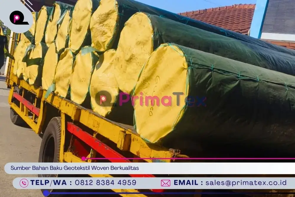 Sumber Bahan Baku Geotekstil Woven Berkualitas