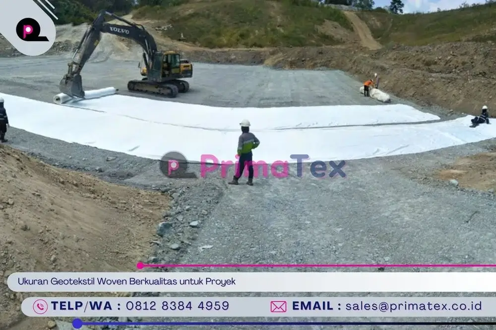 Ukuran Geotekstil Woven Berkualitas untuk Proyek