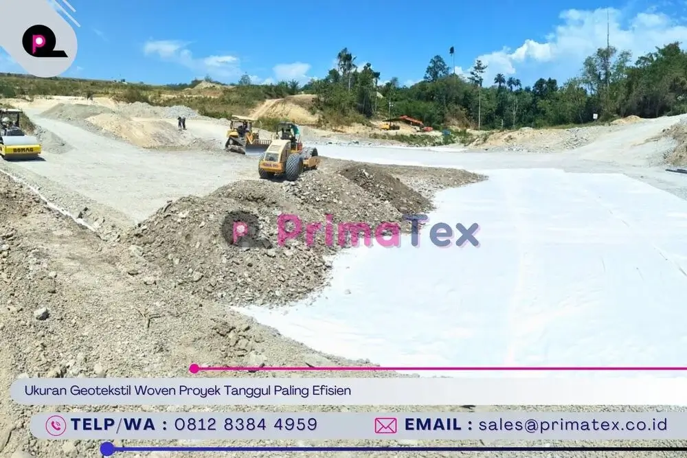 Ukuran Geotekstil Woven Proyek Tanggul Paling Efisien