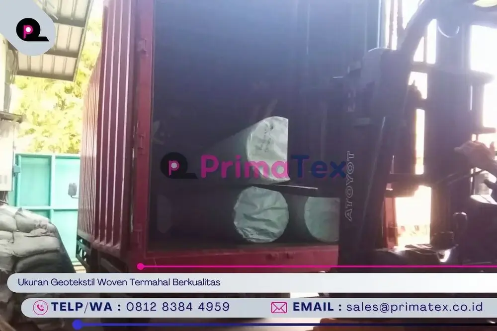 Ukuran Geotekstil Woven Termahal Berkualitas