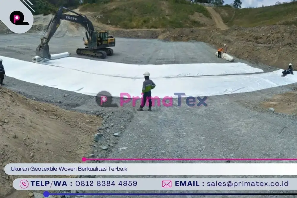 Ukuran Geotextile Woven Berkualitas Terbaik