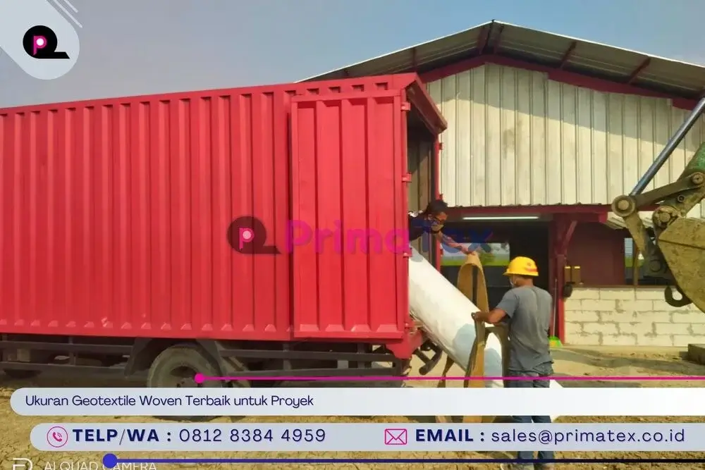 Ukuran Geotextile Woven Terbaik untuk Proyek