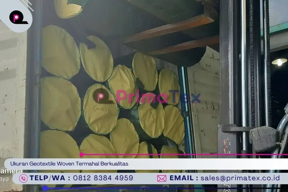 Ukuran Geotextile Woven Termahal Berkualitas