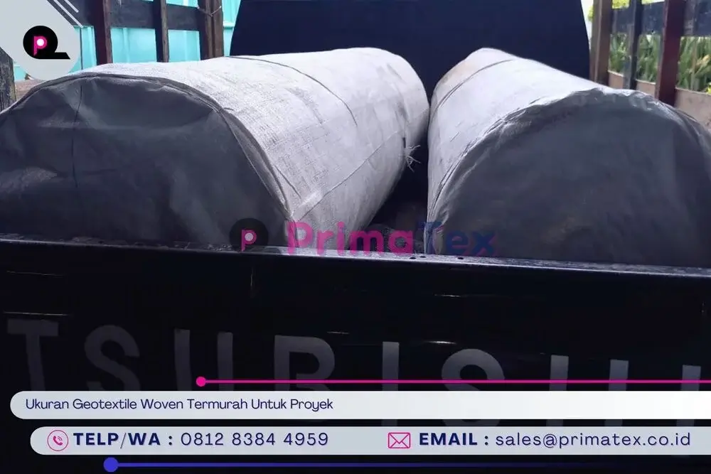 Ukuran Geotextile Woven Termurah Untuk Proyek