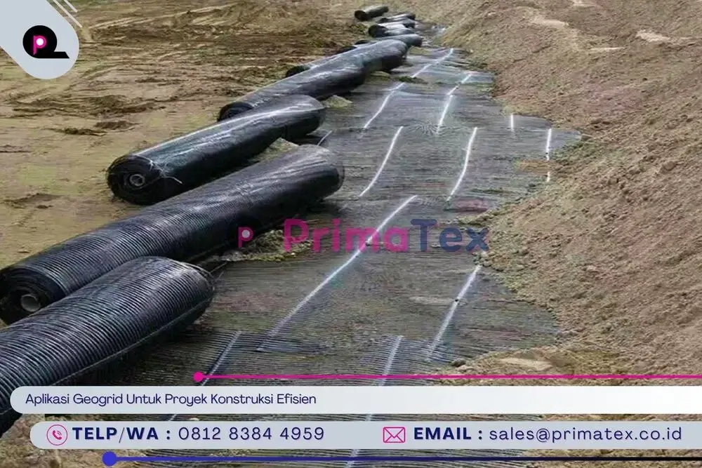 Aplikasi Geogrid Untuk Proyek Konstruksi Efisien