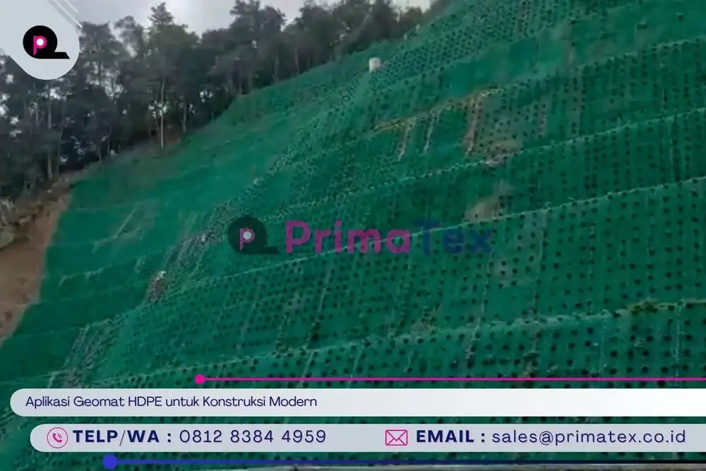 Aplikasi Geomat HDPE untuk Konstruksi Modern