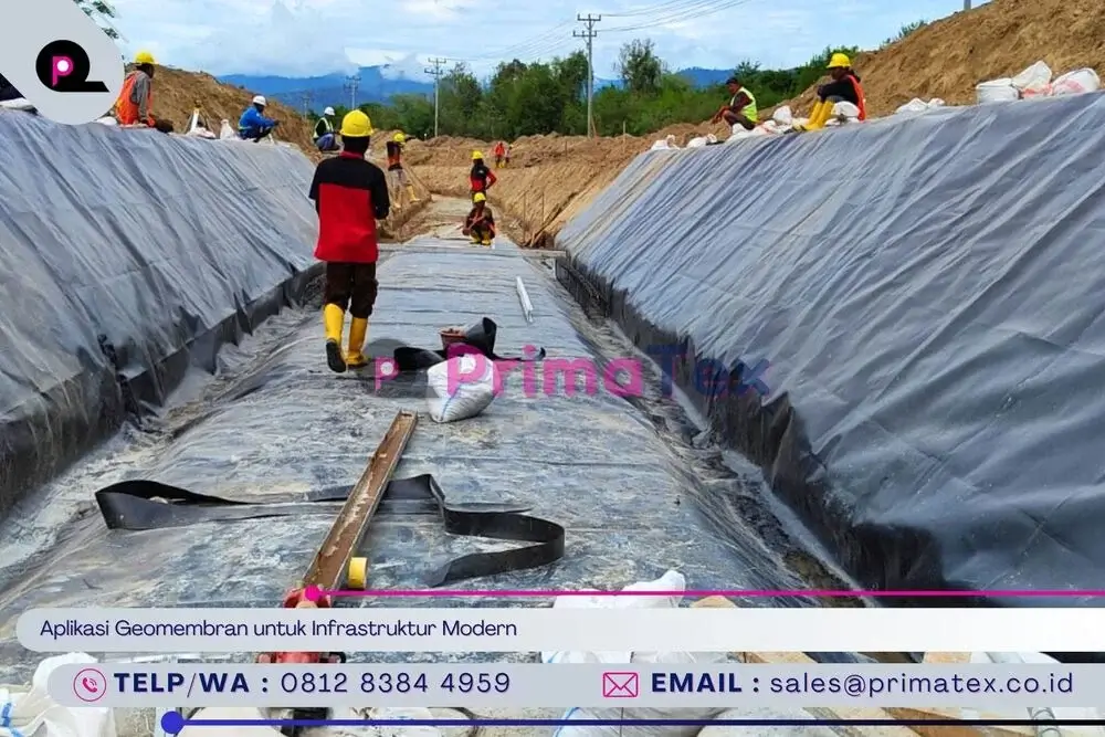 Aplikasi Geomembran untuk Infrastruktur Modern