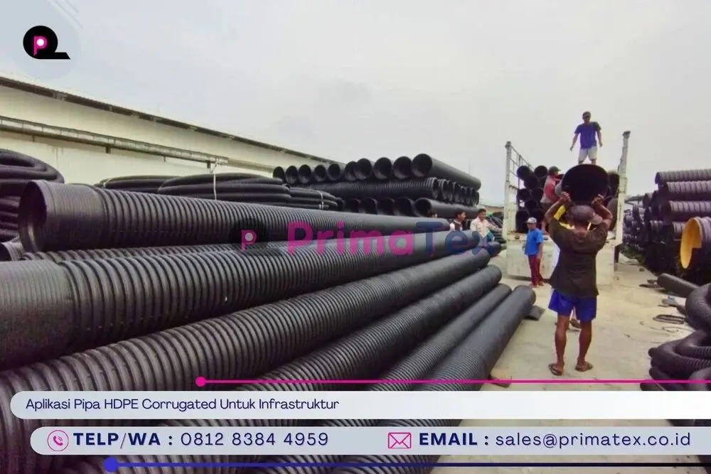 Aplikasi Pipa HDPE Corrugated Untuk Infrastruktur