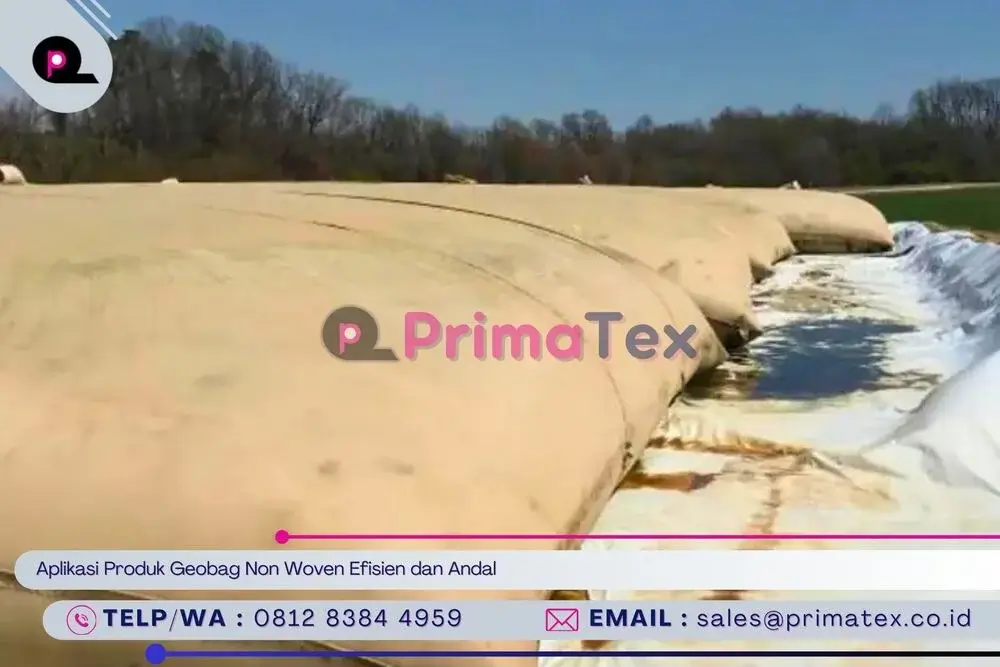 Aplikasi Produk Geobag Non Woven Efisien dan Andal
