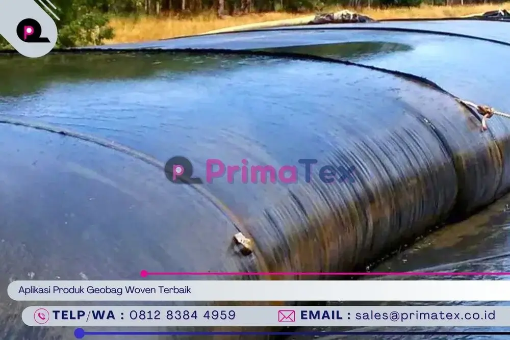 Aplikasi Produk Geobag Woven Terbaik