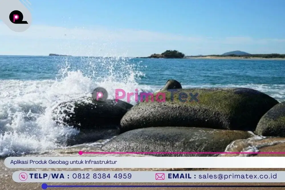 Aplikasi Produk Geobag untuk Infrastruktur