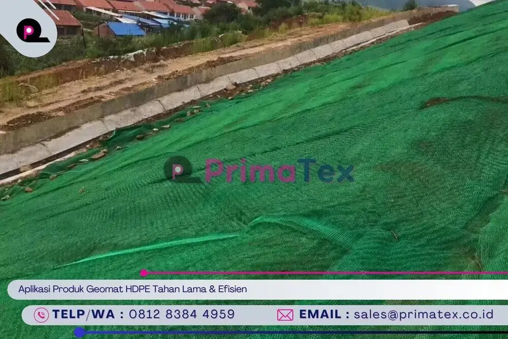 Aplikasi Produk Geomat HDPE Tahan Lama & Efisien