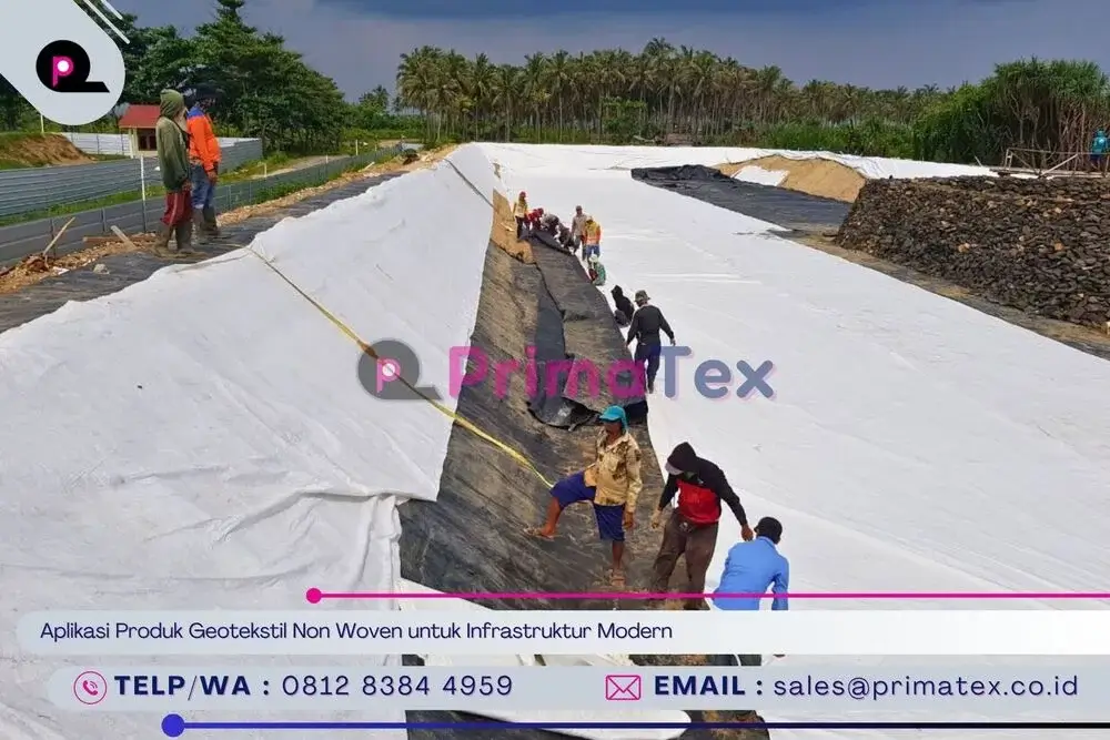 Aplikasi Produk Geotekstil Non Woven untuk Infrastruktur Modern