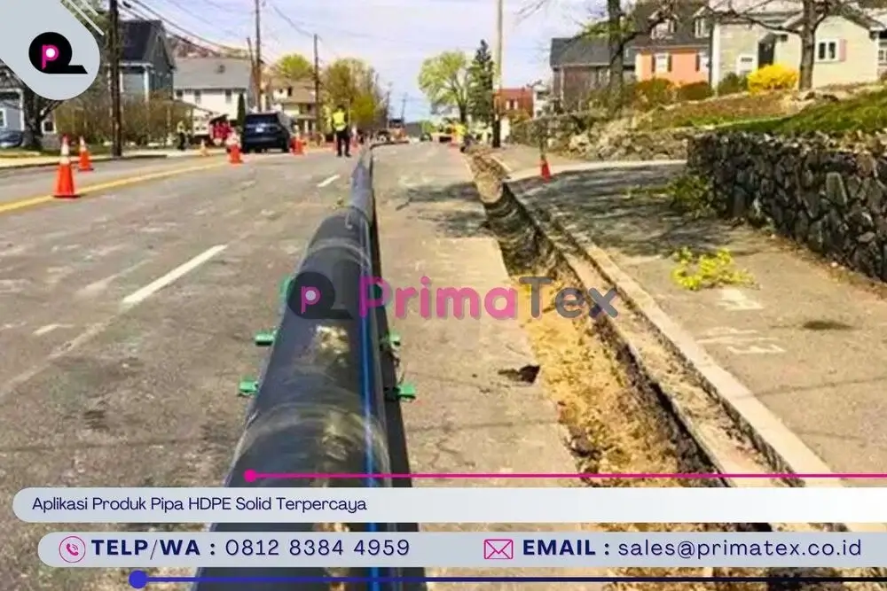 Aplikasi Produk Pipa HDPE Solid Terpercaya