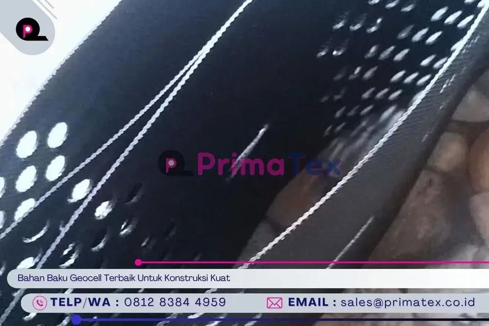 Bahan Baku Geocell Terbaik Untuk Konstruksi Kuat