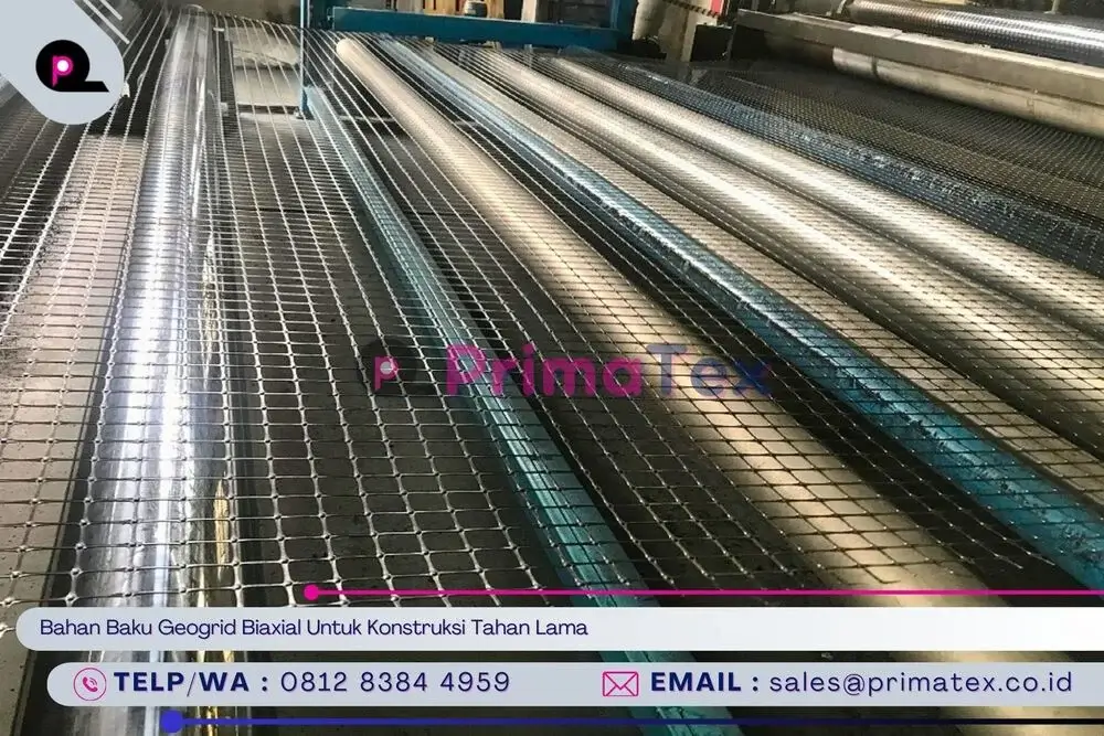 Bahan Baku Geogrid Biaxial Untuk Konstruksi Tahan Lama
