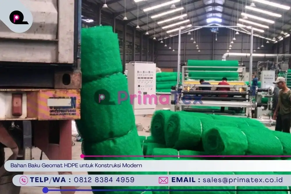 Bahan Baku Geomat HDPE untuk Konstruksi Modern