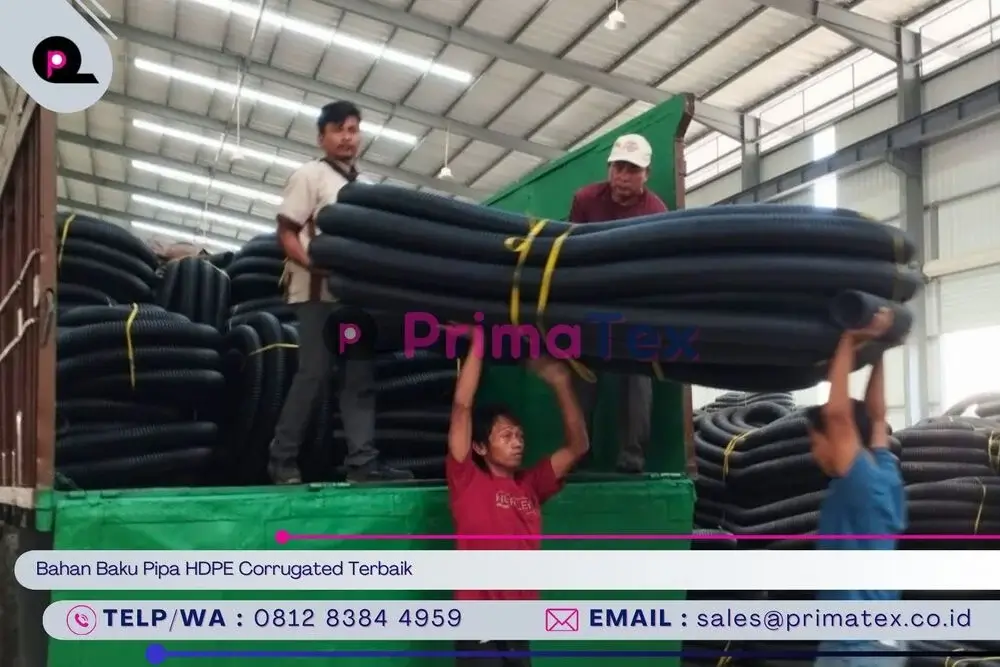 Bahan Baku Pipa HDPE Corrugated Terbaik