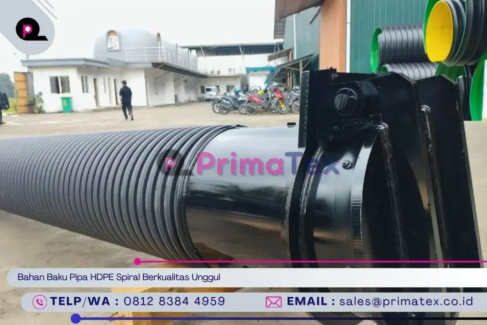 Bahan Baku Pipa HDPE Spiral Berkualitas Unggul