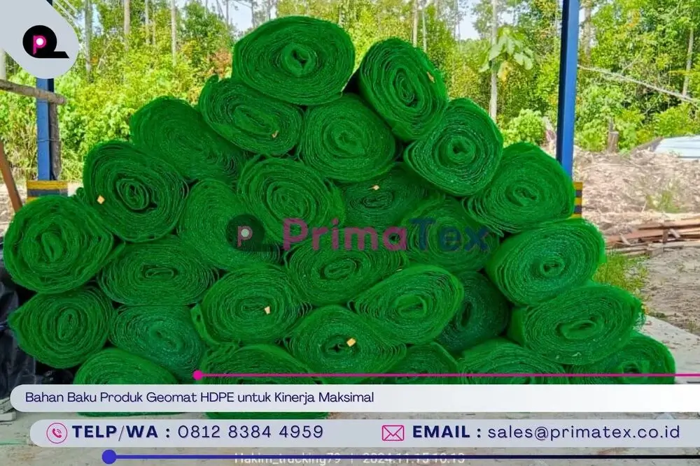 Bahan Baku Produk Geomat HDPE untuk Kinerja Maksimal