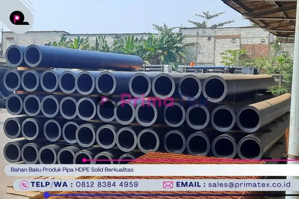 Bahan Baku Produk Pipa HDPE Solid Berkualitas