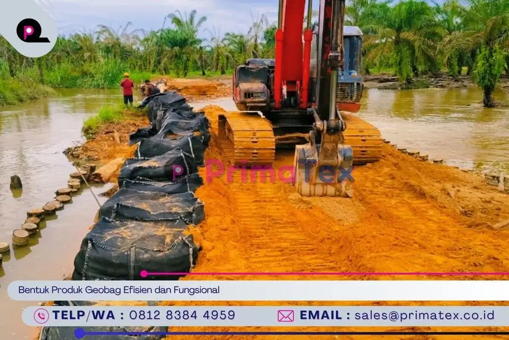 Bentuk Produk Geobag Efisien dan Fungsional