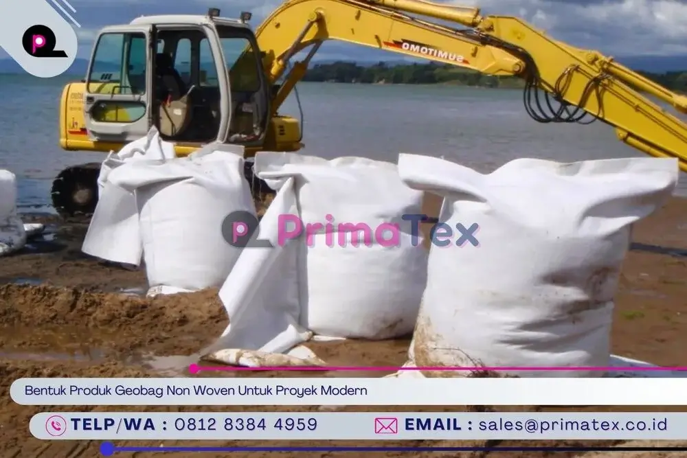 Bentuk Produk Geobag Non Woven Untuk Proyek Modern