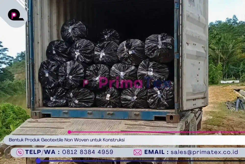 Bentuk Produk Geotextile Non Woven untuk Konstruksi