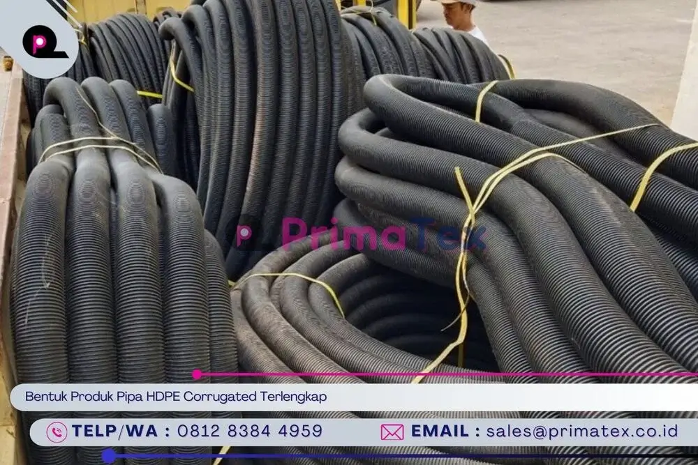 Bentuk Produk Pipa HDPE Corrugated Terlengkap
