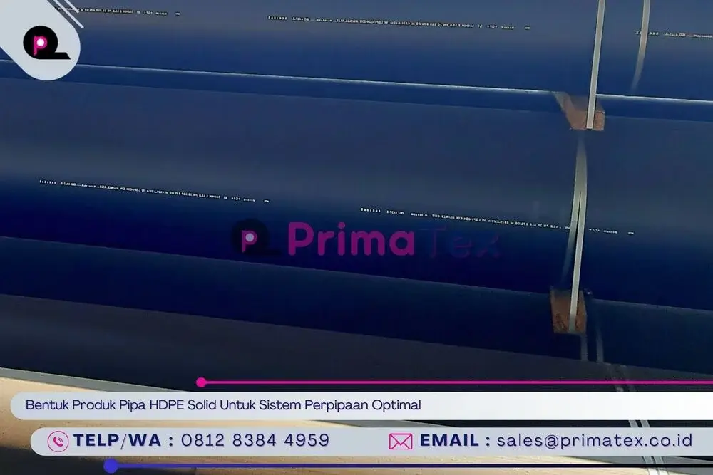 Bentuk Produk Pipa HDPE Solid Untuk Sistem Perpipaan Optimal