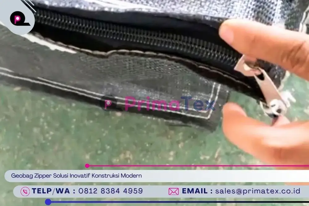 Geobag Zipper Solusi Inovatif Konstruksi Modern