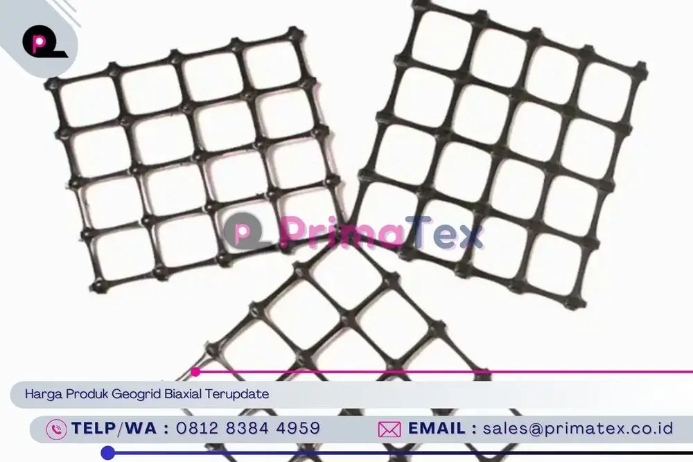 Harga Produk Geogrid Biaxial Terupdate