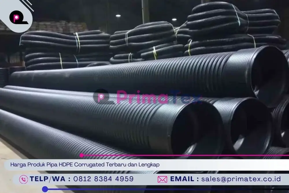 Harga Produk Pipa HDPE Corrugated Terbaru dan Lengkap