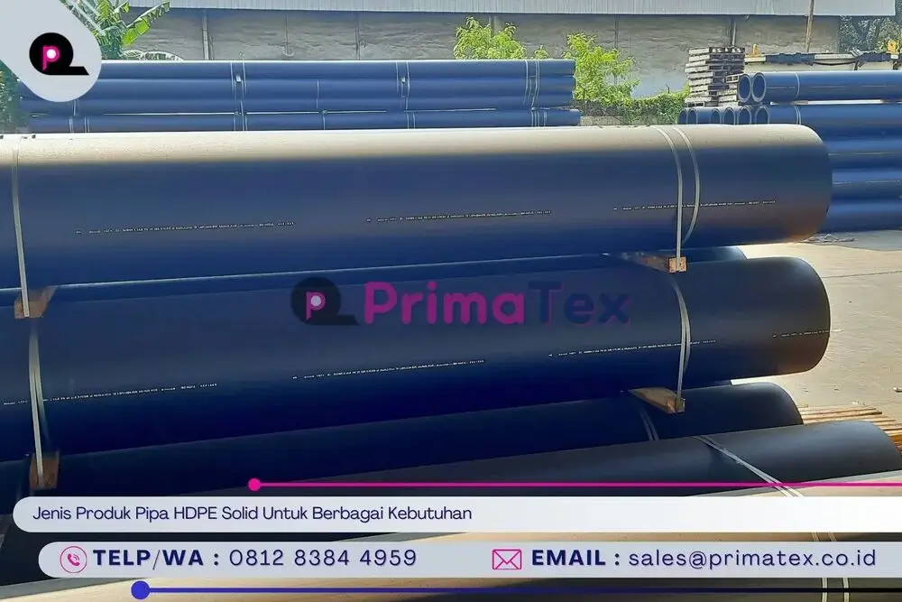 Jenis Produk Pipa HDPE Solid Untuk Berbagai Kebutuhan