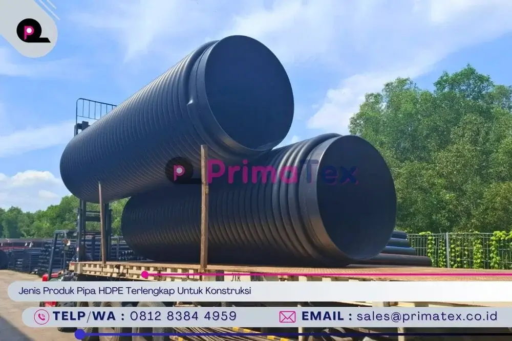 Jenis Produk Pipa HDPE Terlengkap Untuk Konstruksi
