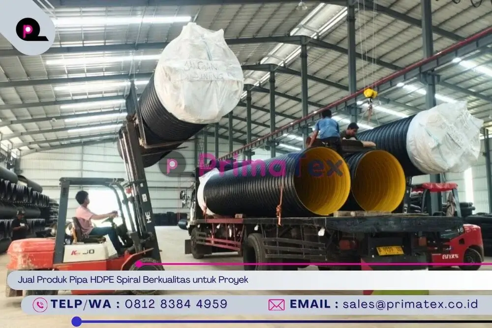 Jual Produk Pipa HDPE Spiral Berkualitas untuk Proyek