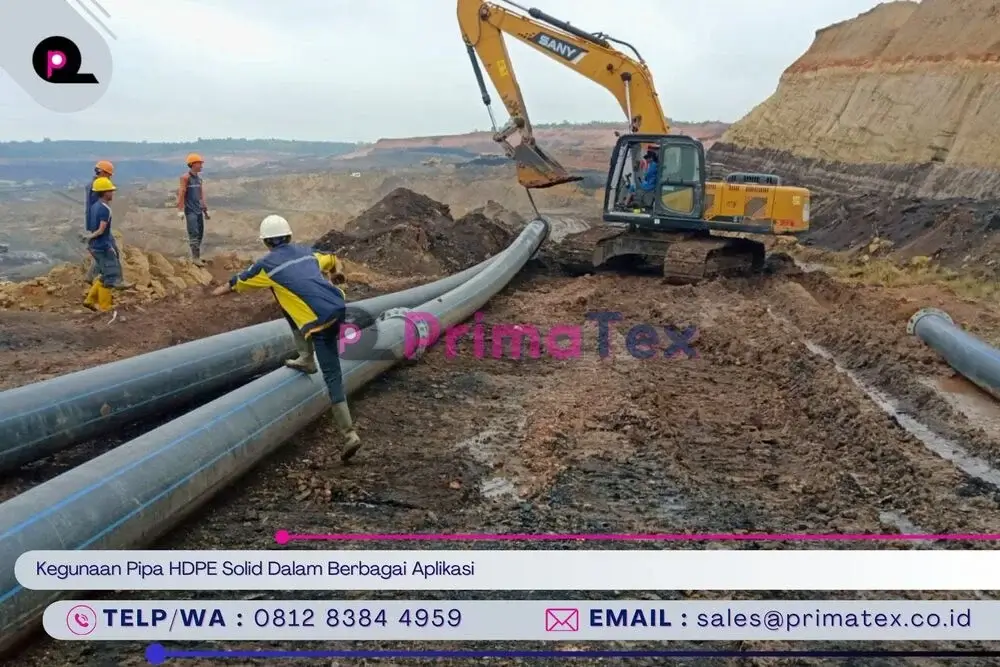 Kegunaan Pipa HDPE Solid Dalam Berbagai Aplikasi