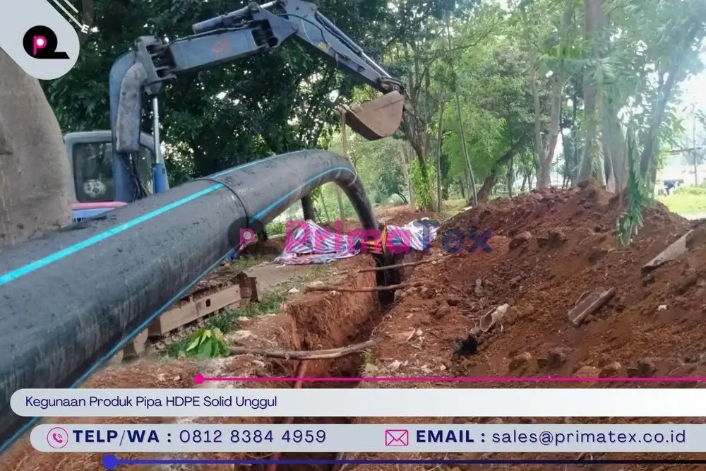 Kegunaan Produk Pipa HDPE Solid Unggul