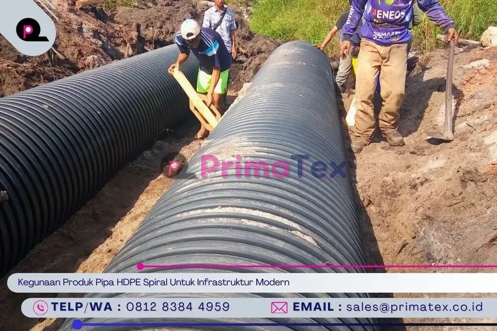 Kegunaan Produk Pipa HDPE Spiral Untuk Infrastruktur Modern