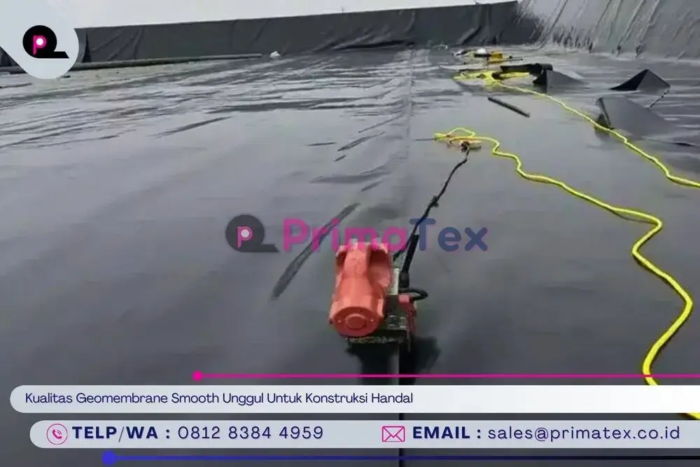Kualitas Geomembrane Smooth Unggul Untuk Konstruksi Handal