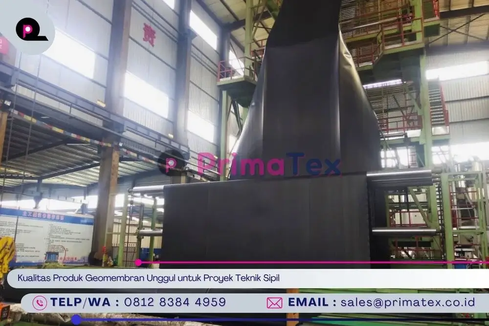 Kualitas Produk Geomembran Unggul untuk Proyek Teknik Sipil