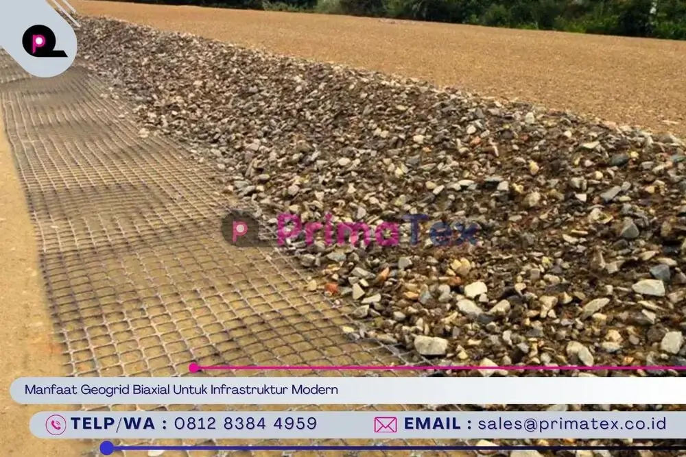 Manfaat Geogrid Biaxial Untuk Infrastruktur Modern