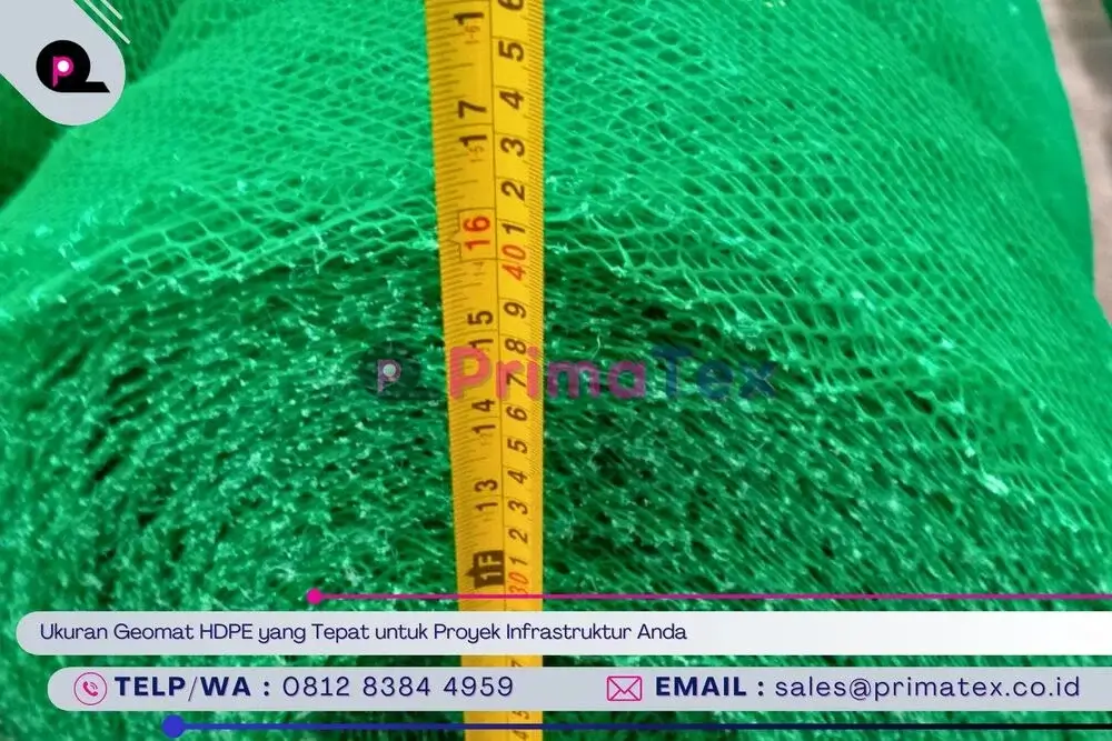 Ukuran Geomat HDPE yang Tepat untuk Proyek Infrastruktur Anda