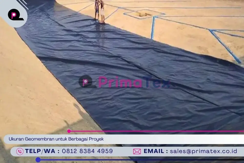 Ukuran Geomembran untuk Berbagai Proyek