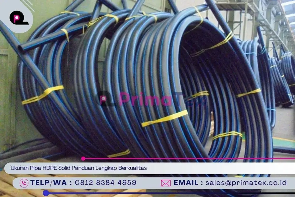 Ukuran Pipa HDPE Solid Panduan Lengkap Berkualitas